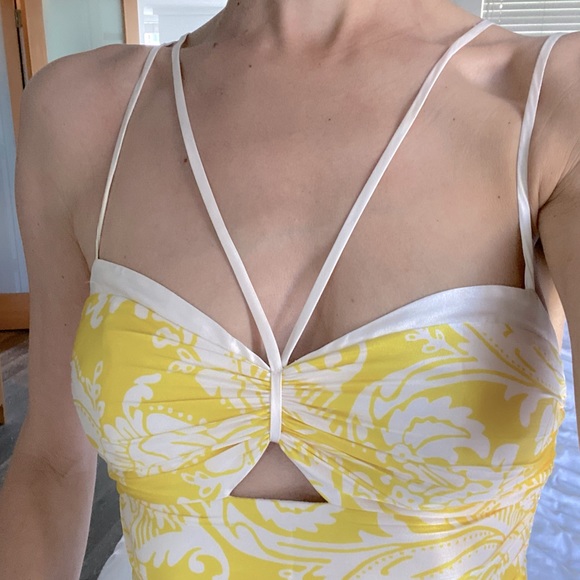 Yellow silk Marciano top - Picture 3 of 8